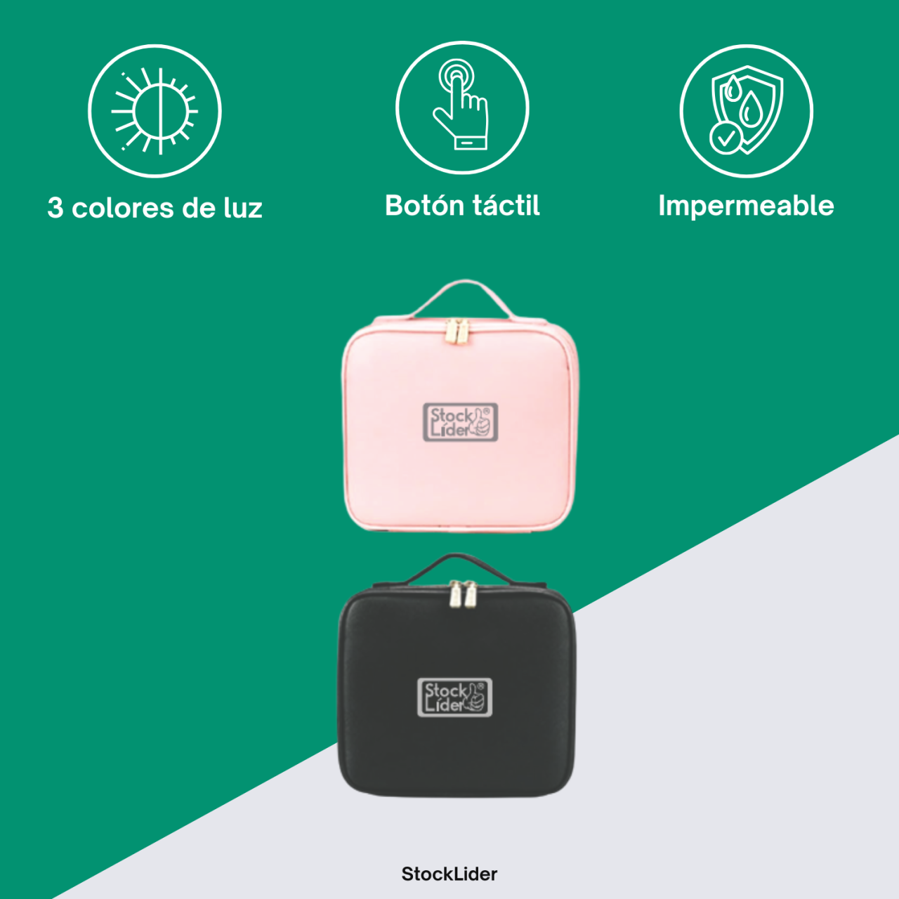 Estojo de maquilhagem com espelho