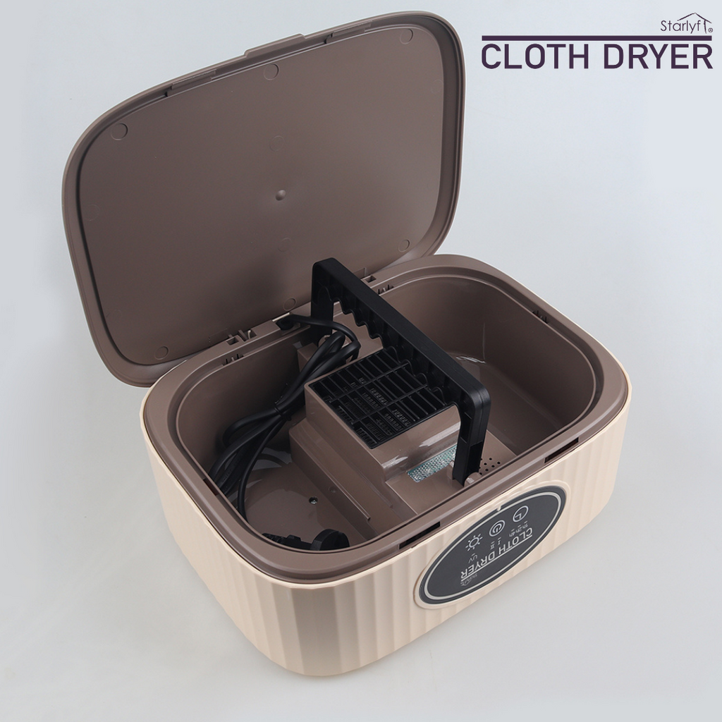 Máquina de secar roupa - Máquina de secar roupa portátil com temporizador, esterilizador e poupança de energia