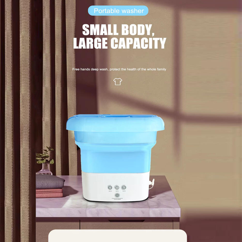 Máquina de lavar roupa portátil dobrável 