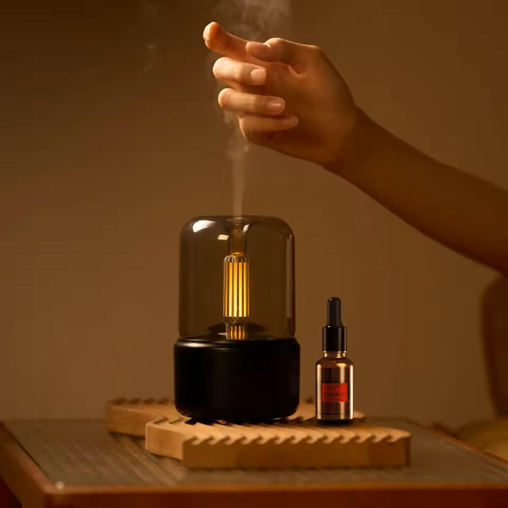 Humidificador de aromaterapia com luz ambiente