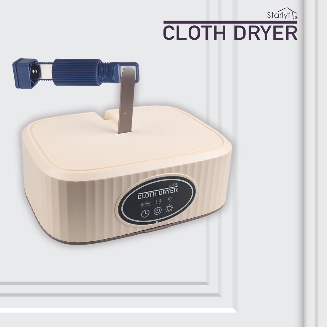 Máquina de secar roupa - Máquina de secar roupa portátil com temporizador, esterilizador e poupança de energia