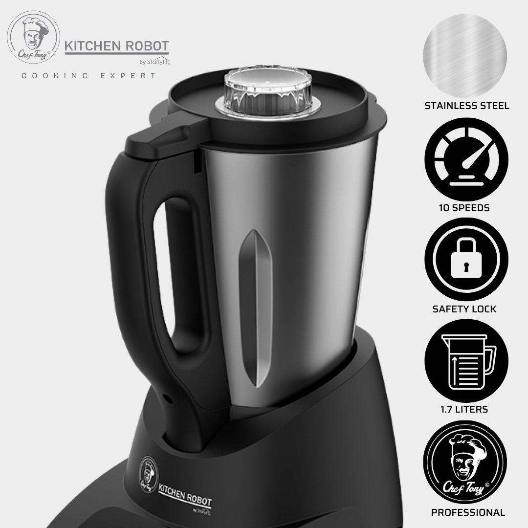 Conjunto completo de robots de cozinha Chef Tony