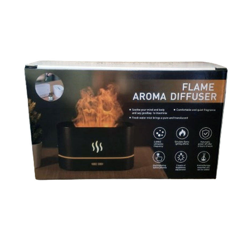 Difusor de aromas com efeito de chama