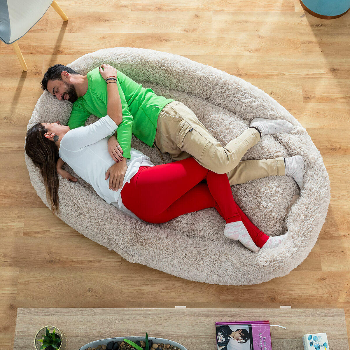 Cama para Cães Humanos | Cama para Cães Humanos XXL InnovaGoods Bege