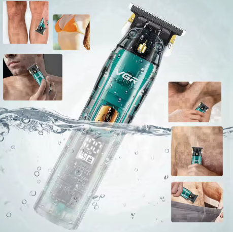 Cortadora de Pelo Profesional VGR Original para Hombres – Kit de Barbería Completo Recargable