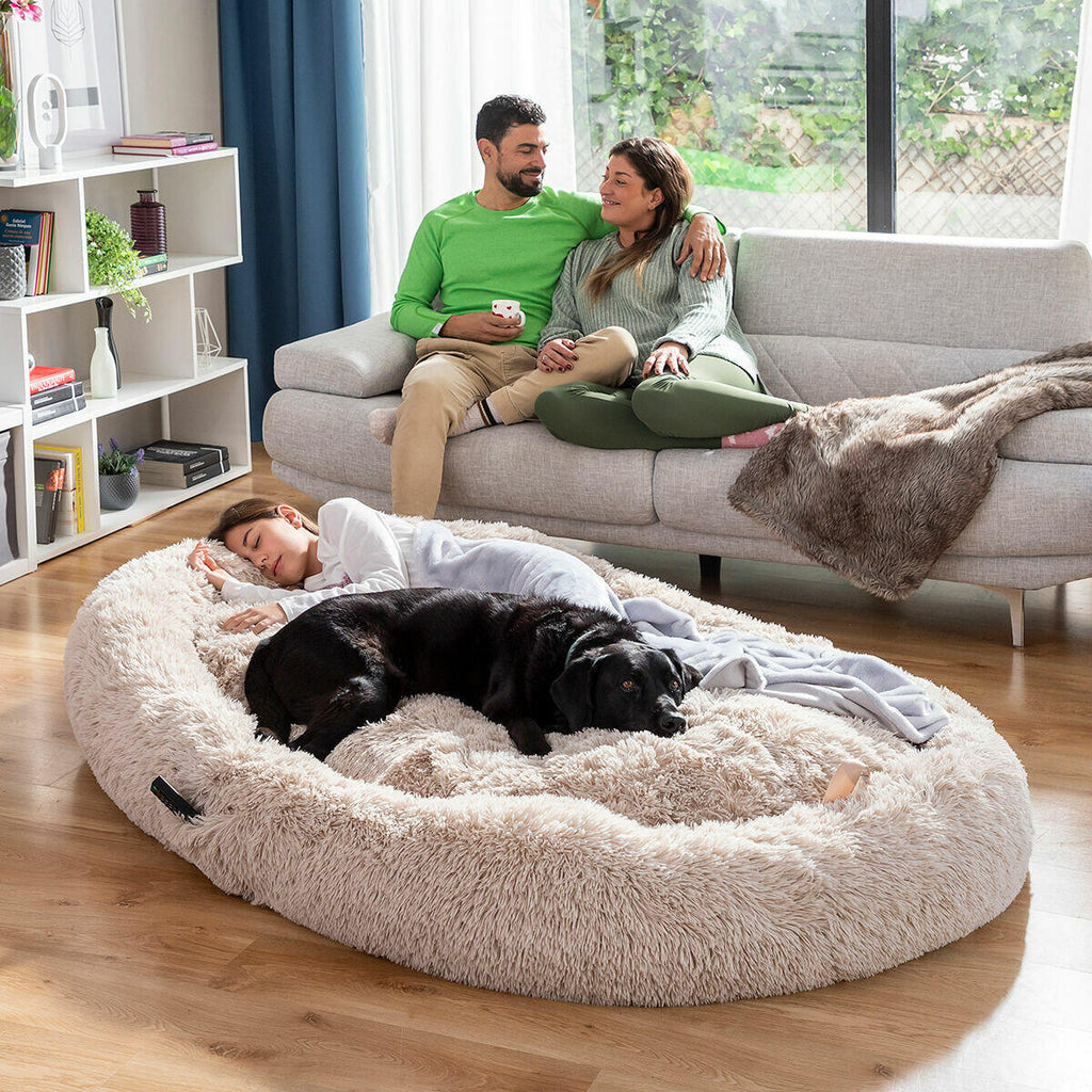 Cama para Cães Humanos | Cama para Cães Humanos XXL InnovaGoods Bege