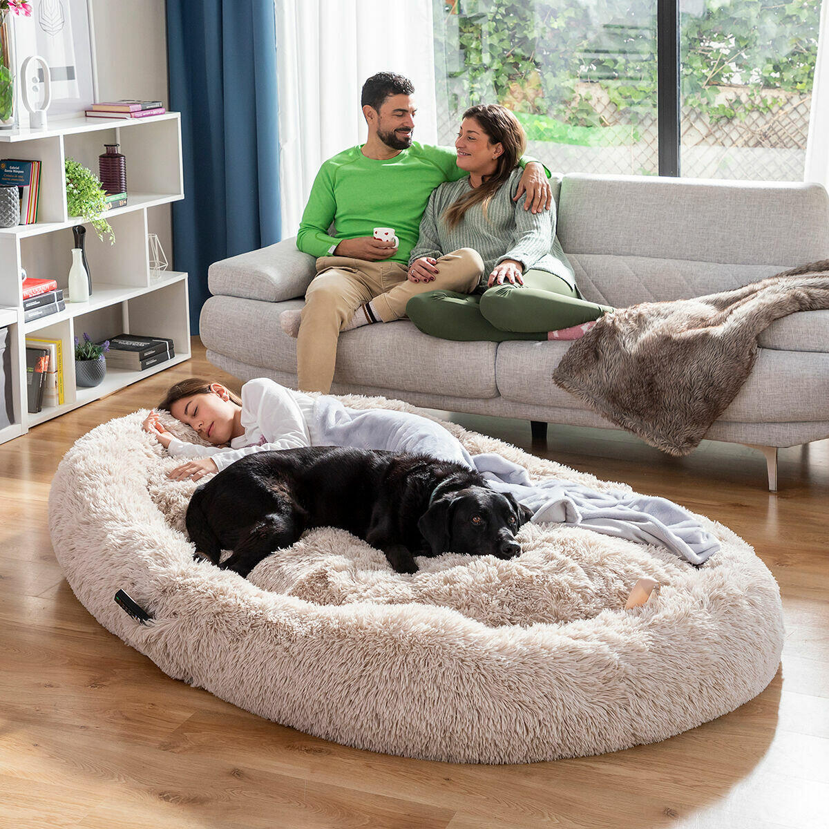 Cama para Cães Humanos | Cama para Cães Humanos XXL InnovaGoods Bege