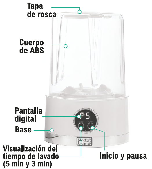 Mini máquina de lavar roupa portátil