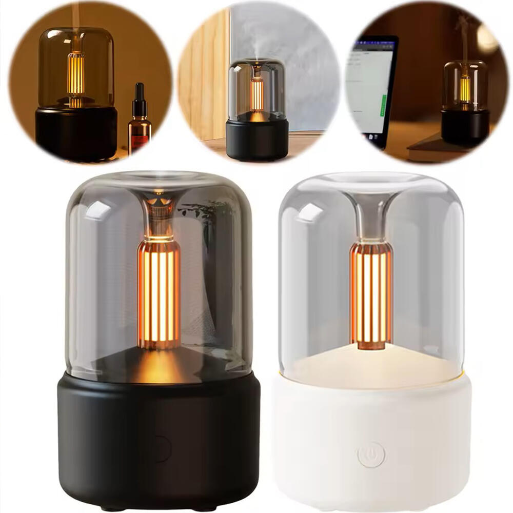 Humidificador de aromaterapia com luz ambiente