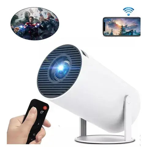 Projetor Android 12 – Home Theater inteligente e cheio de estilo