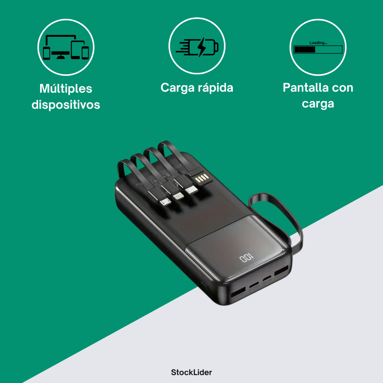 Powerbank de carregamento rápido