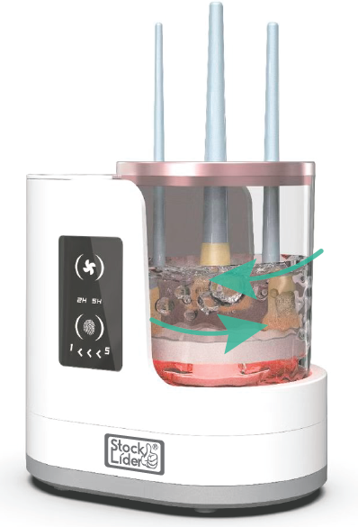 3-in-1 electric brush cleaner