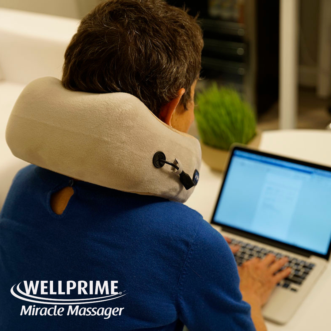 Massajador elétrico de pescoço e ombros Wellprime para relaxamento e alívio da dor