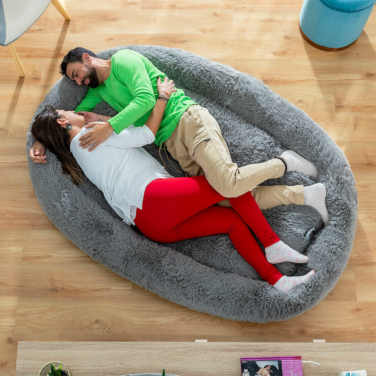 Cama para Cães Humanos | Cama para Cães Humanos XXL InnovaGoods Cinza