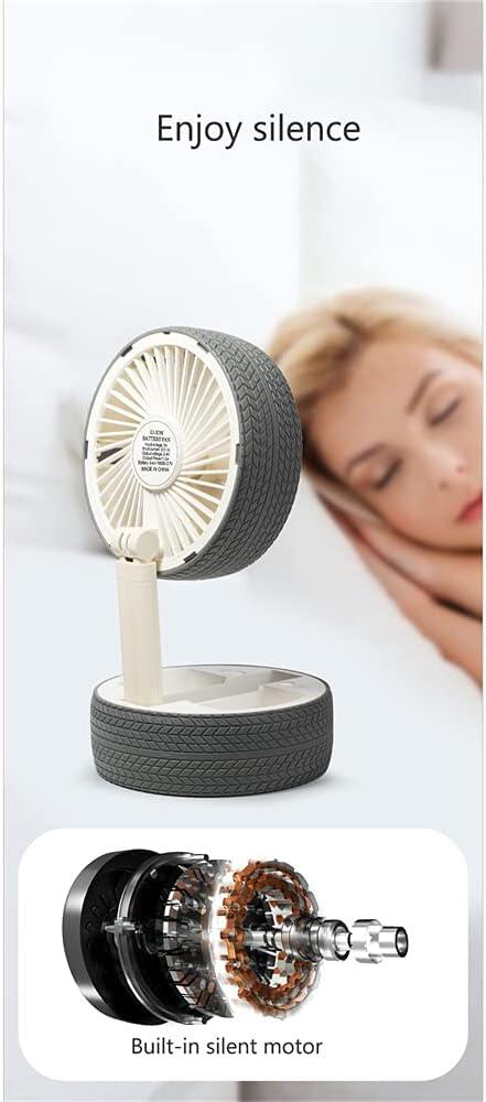 Ventilador Compacto y Plegable de Escritorio