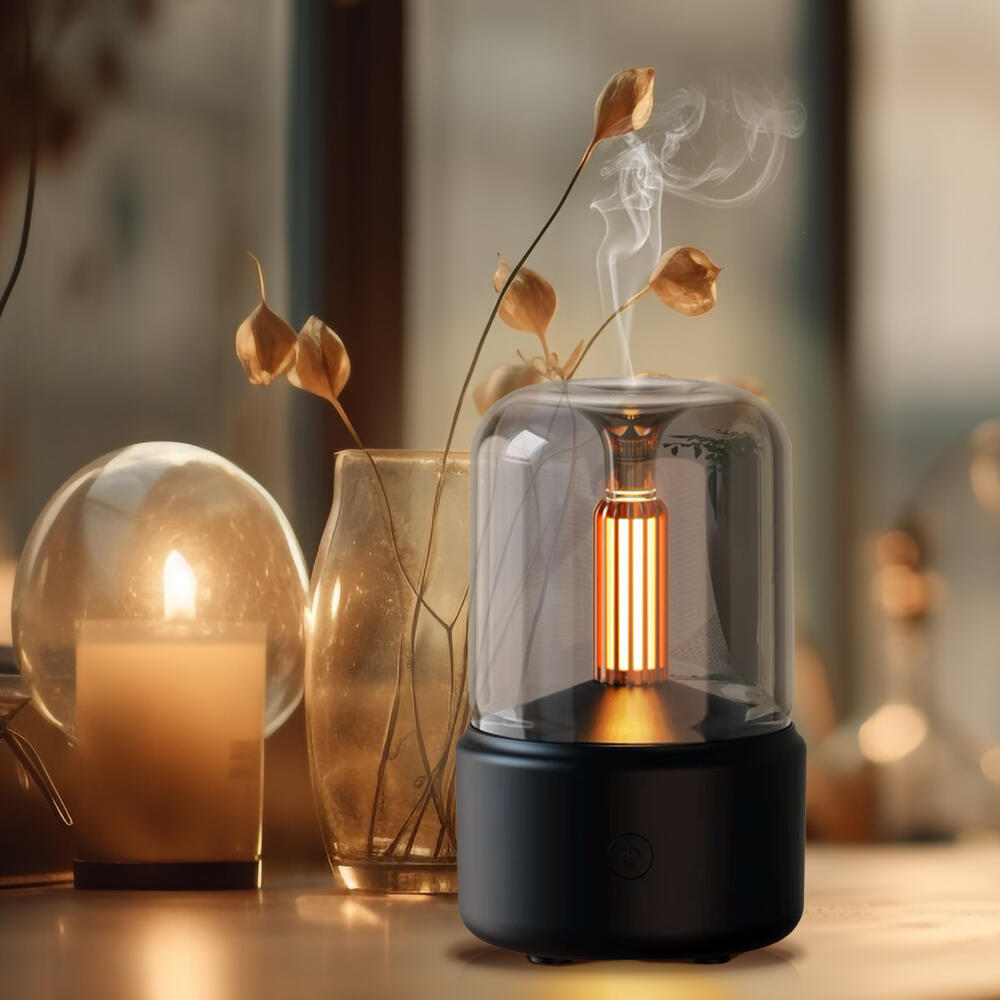 Humidificador de aromaterapia com luz ambiente
