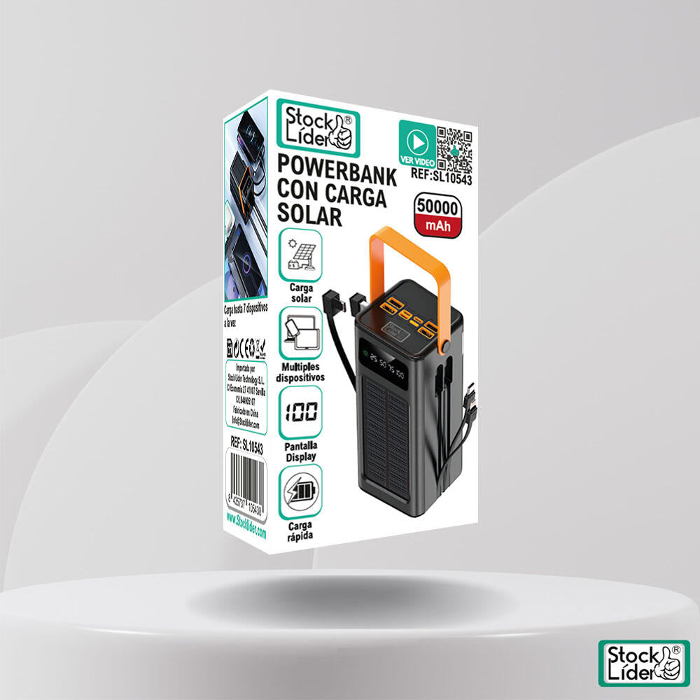 Powerbank com carregamento solar